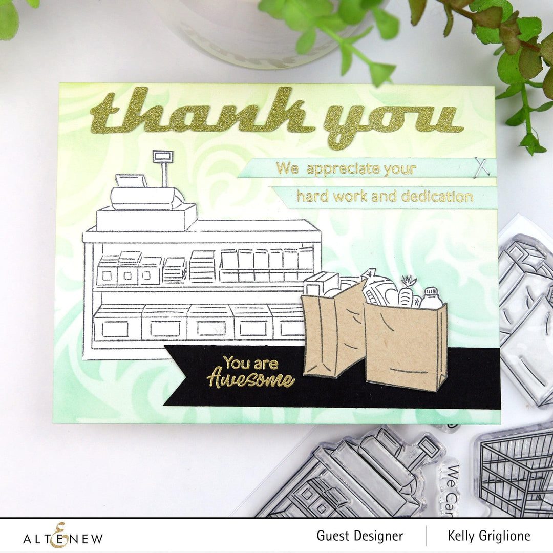 Altenew Stamp & Die Bundle Grocery Heroes Stamp & Die Bundle
