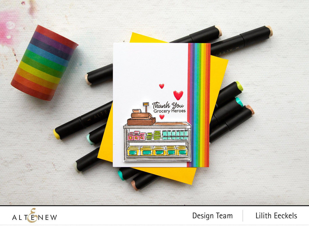 Altenew Stamp & Die Bundle Grocery Heroes Stamp & Die Bundle
