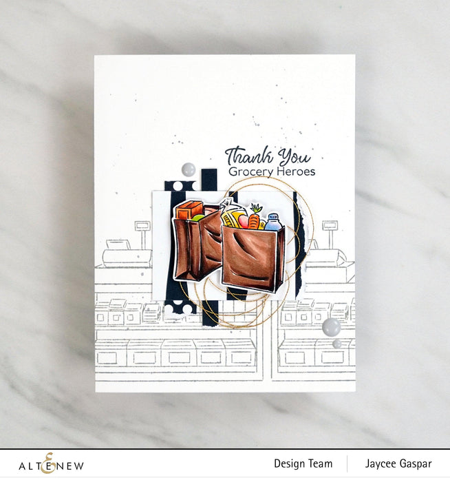 Altenew Stamp & Die Bundle Grocery Heroes Stamp & Die Bundle