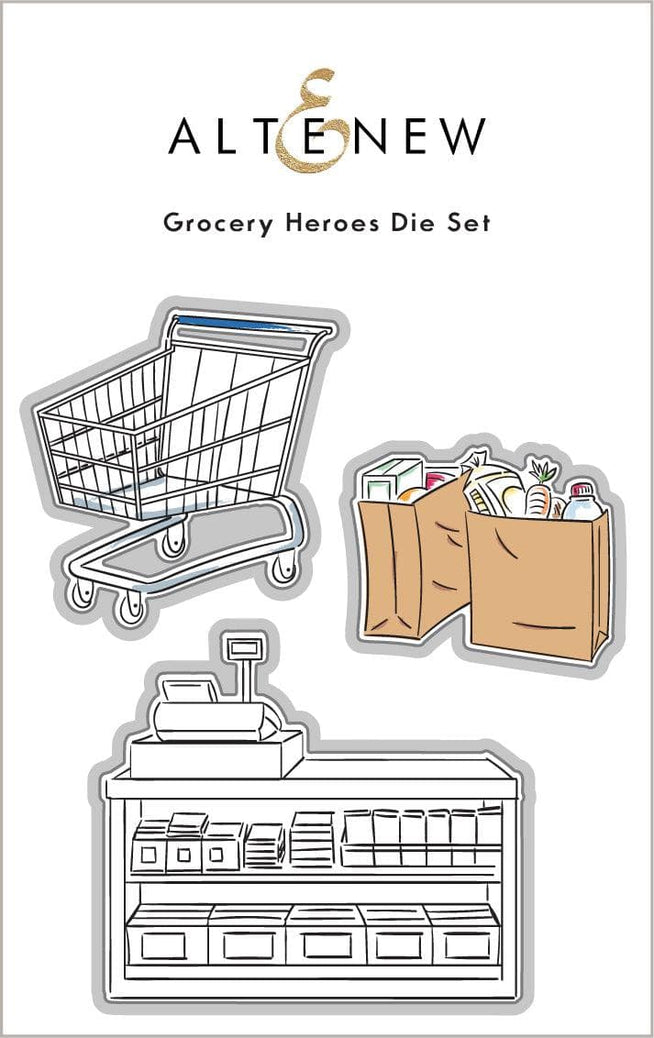 Altenew Stamp & Die Bundle Grocery Heroes Stamp & Die Bundle
