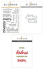 Altenew Stamp & Die Bundle Halftone Holidays Stamp & Die & Christmas Season Die Set Bundle