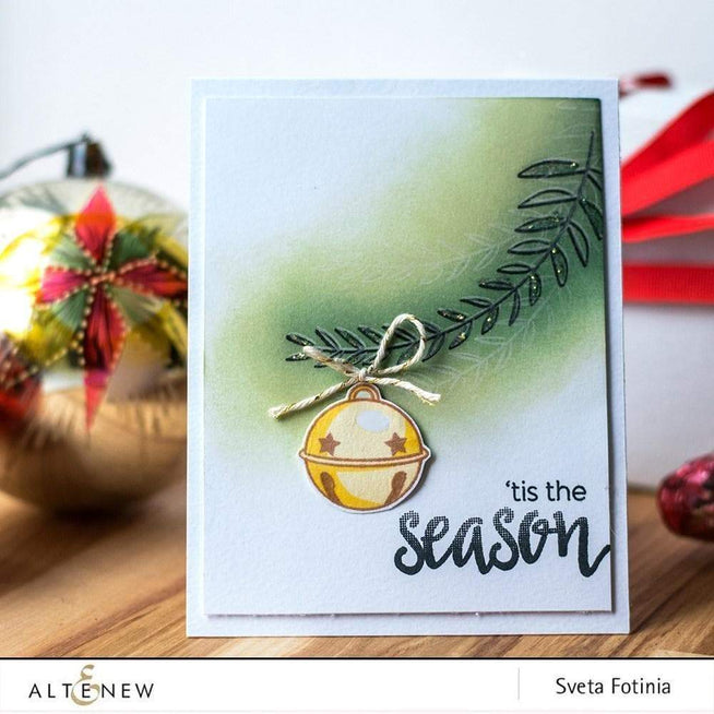 Altenew Stamp & Die Bundle Halftone Holidays Stamp & Die & Christmas Season Die Set Bundle