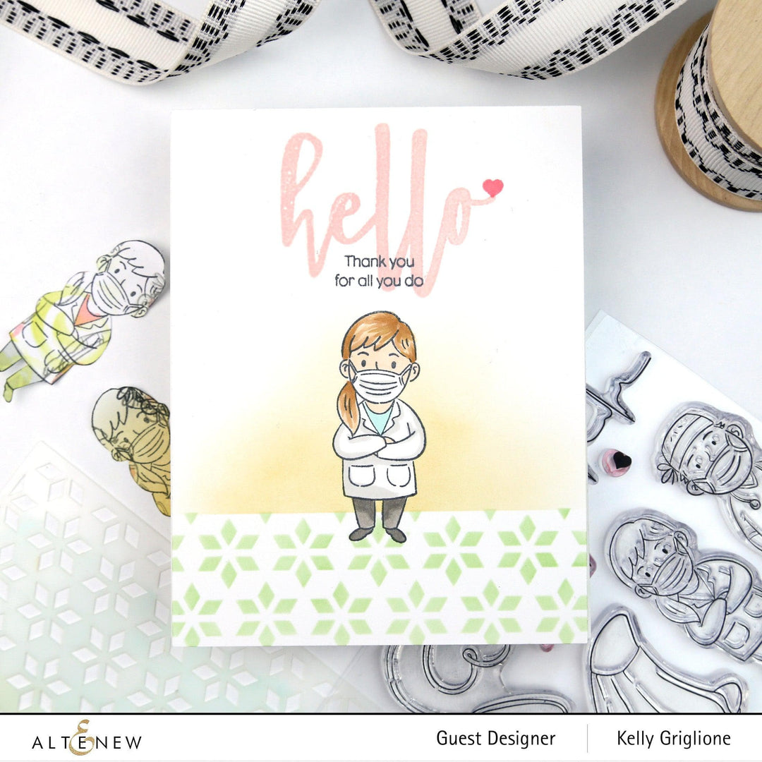 Altenew Stamp & Die Bundle Healthcare Heroes Stamp & Die Bundle