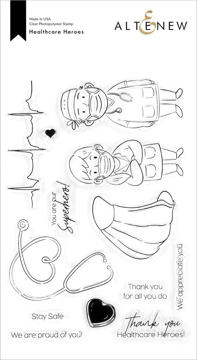 Altenew Stamp & Die Bundle Healthcare Heroes Stamp & Die Bundle