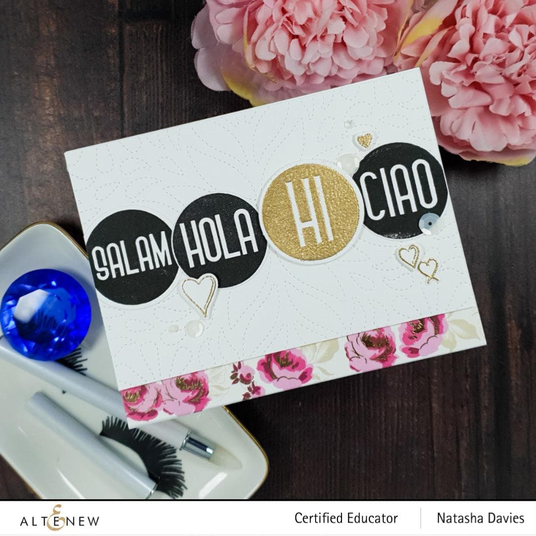Altenew Stamp & Die Bundle Hello Friend Stamp & Die Bundle