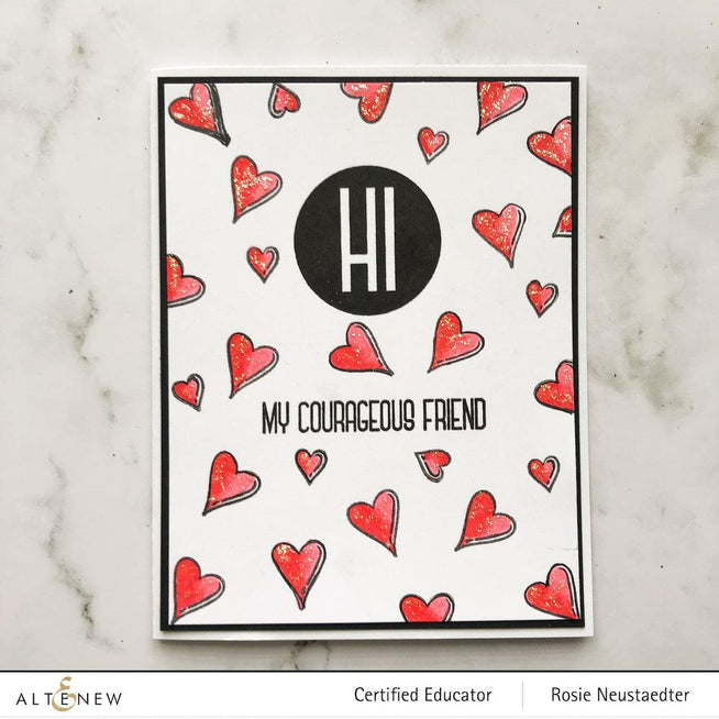 Altenew Stamp & Die Bundle Hello Friend Stamp & Die Bundle