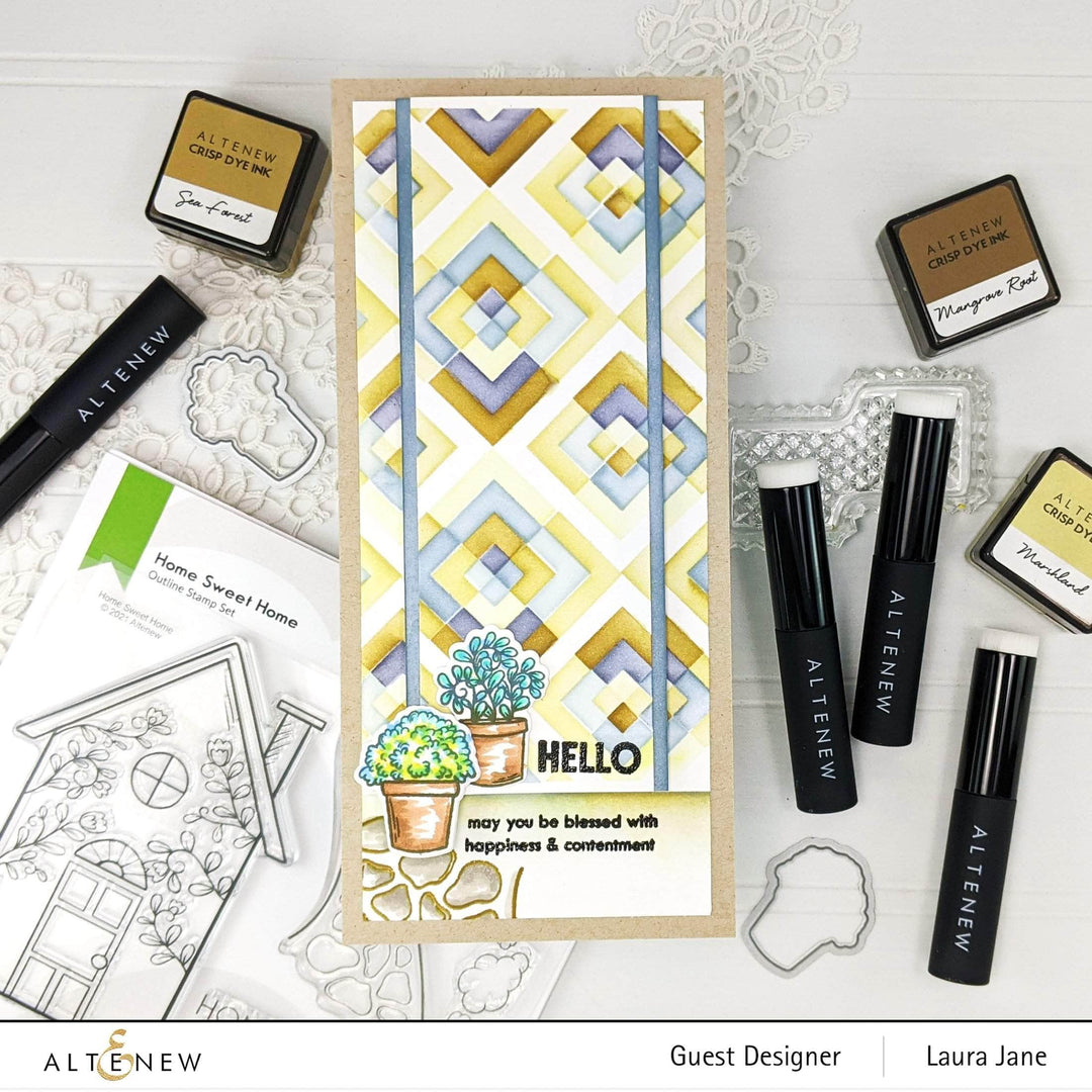 Altenew Stamp & Die Bundle Home Sweet Home Stamp & Die Bundle