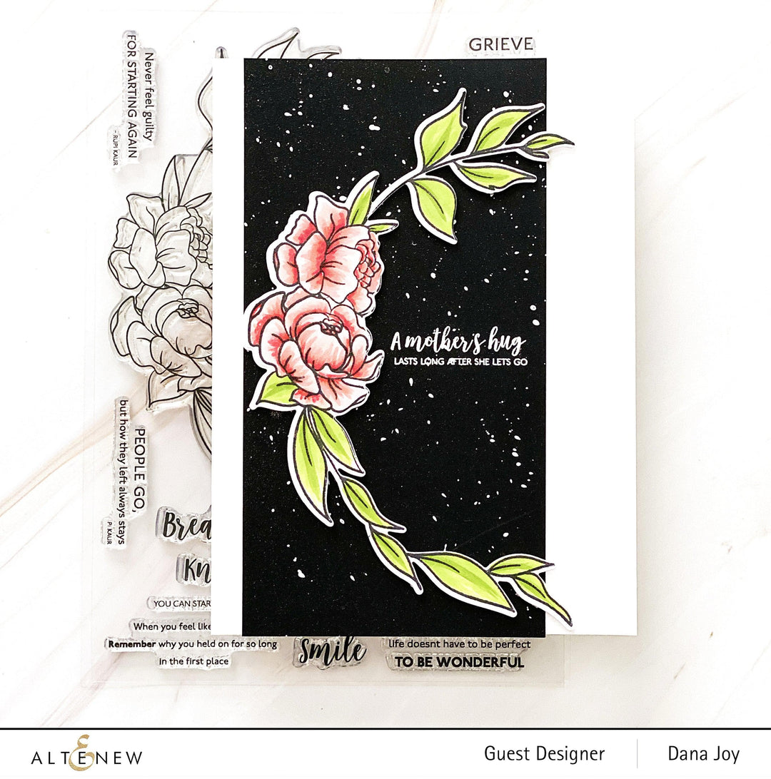 Altenew Stamp & Die Bundle Inspirational Quotes Stamp & Die Bundle