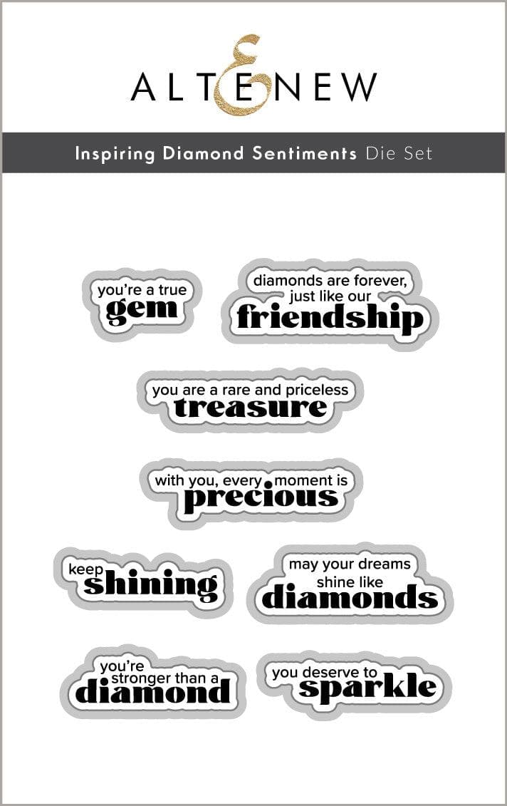 Altenew Stamp & Die Bundle Inspiring Diamond