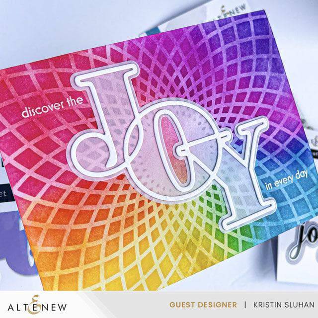 Altenew Stamp & Die Bundle Joyful Greetings