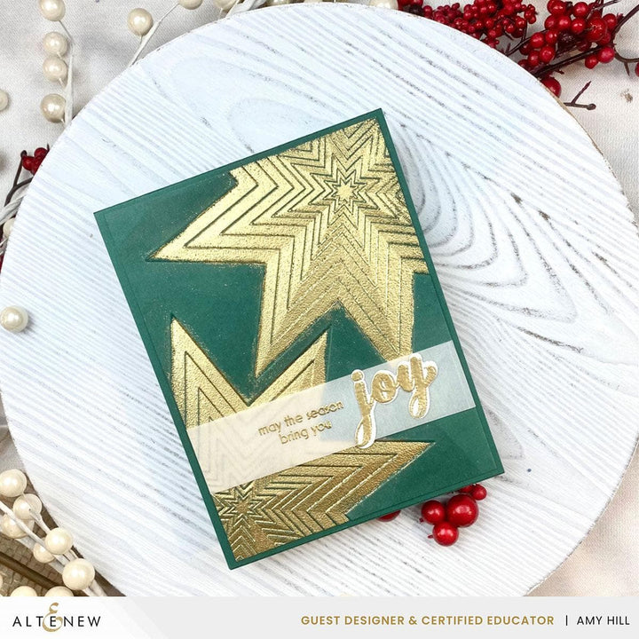Altenew Stamp & Die Bundle Joyful Greetings