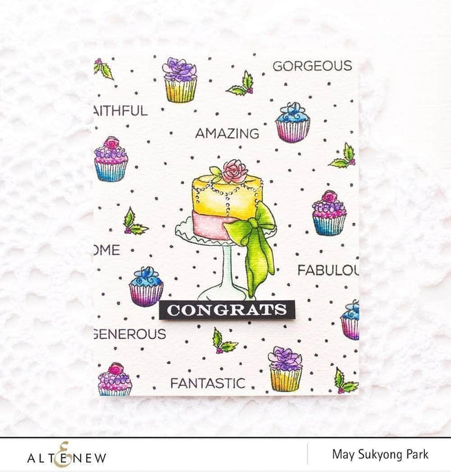 Altenew Stamp & Die Bundle Layered Letters AFG Stamp & Die Bundle