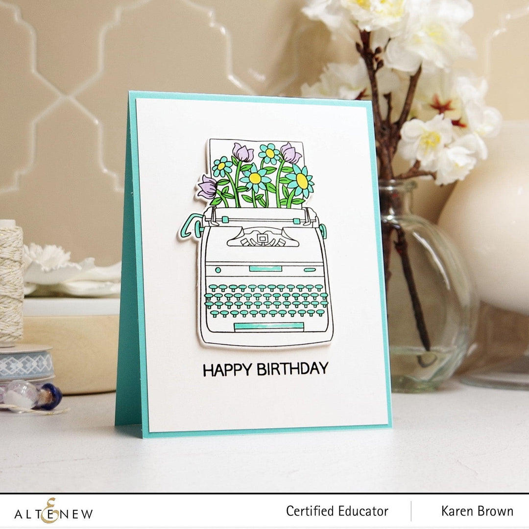 Altenew Stamp & Die Bundle Letter Flowers Stamp & Die Bundle