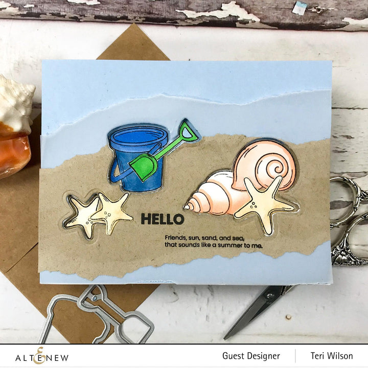Altenew Stamp & Die Bundle Little Starfish Stamp & Die Bundle