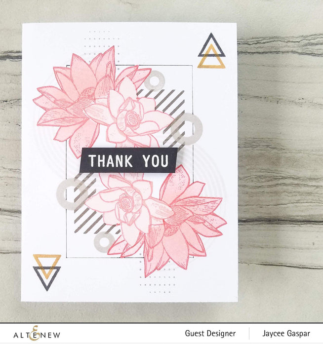 Altenew Stamp & Die Bundle Lotus Stamp & Die Bundle
