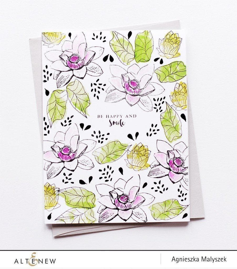 Altenew Stamp & Die Bundle Lotus Stamp & Die Bundle
