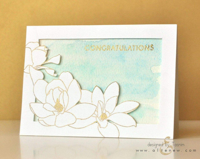Altenew Stamp & Die Bundle Magnolias for Her Stamp & Die Bundle