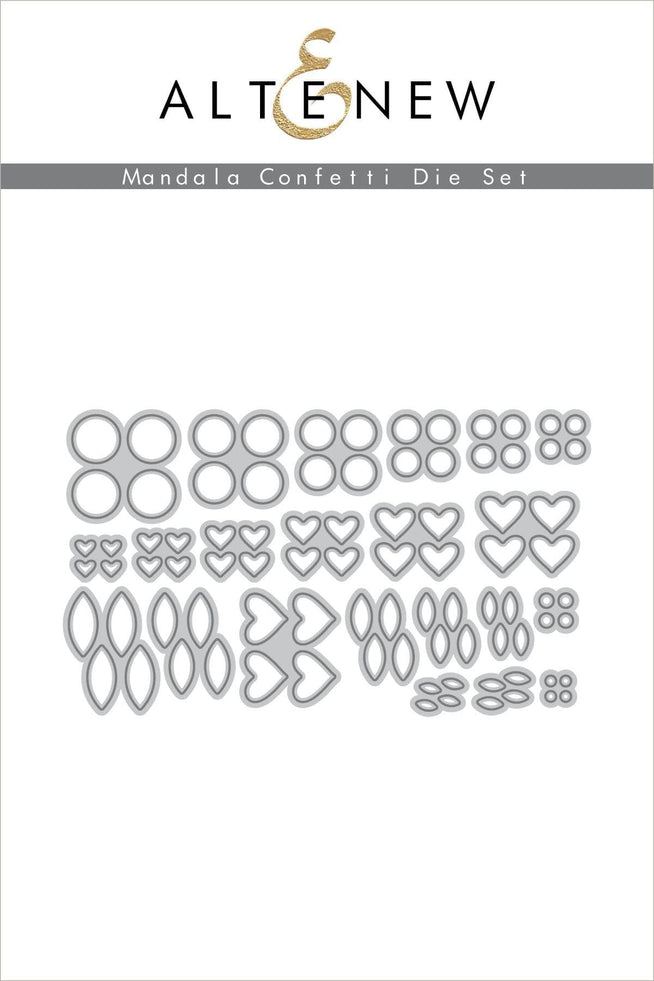 Altenew Stamp & Die Bundle Mandala Maker & Confetti Stamp & Die Bundle