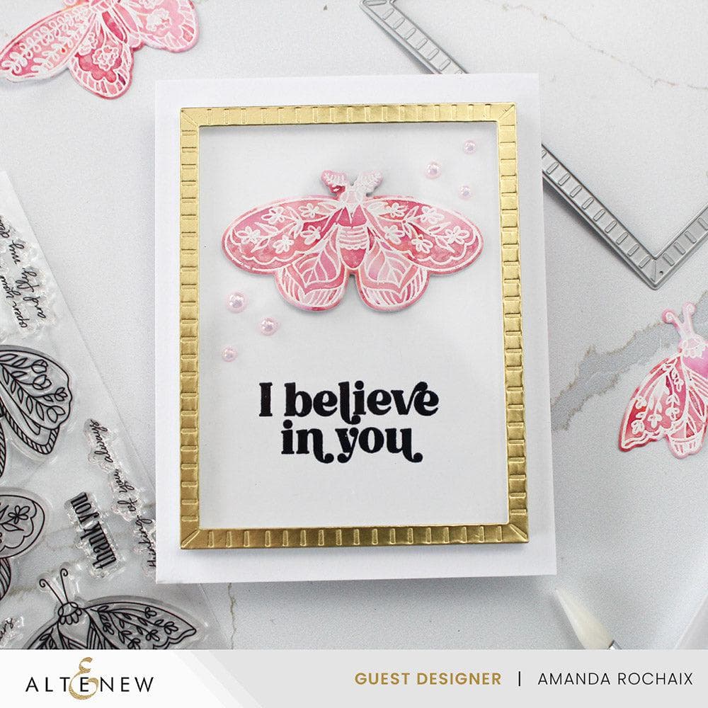 Altenew Stamp & Die Bundle Midnight Moths