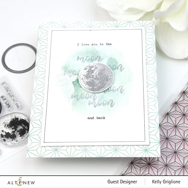 Altenew Stamp & Die Bundle Mini Moon Stamp & Die Bundle