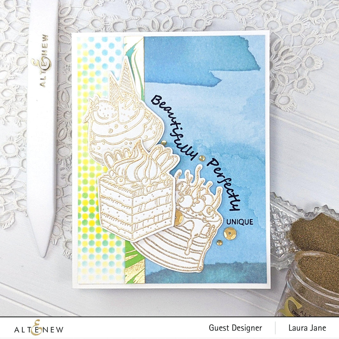 Altenew Stamp & Die Bundle Mini Tiramisu Stamp & Die Bundle