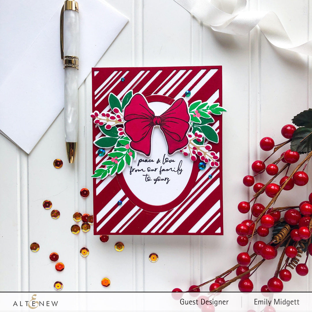 Altenew Stamp & Die Bundle Modern Poinsettia Stamp & Die Bundle