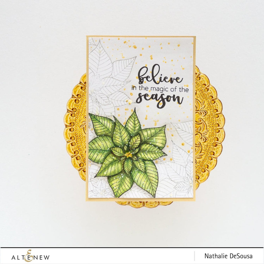 Altenew Stamp & Die Bundle Modern Poinsettia Stamp & Die Bundle