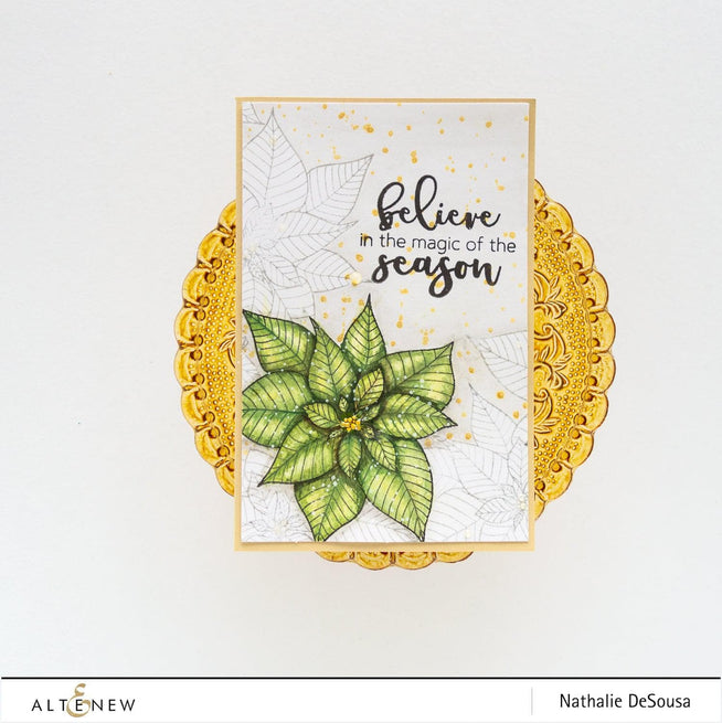 Altenew Stamp & Die Bundle Modern Poinsettia Stamp & Die Bundle