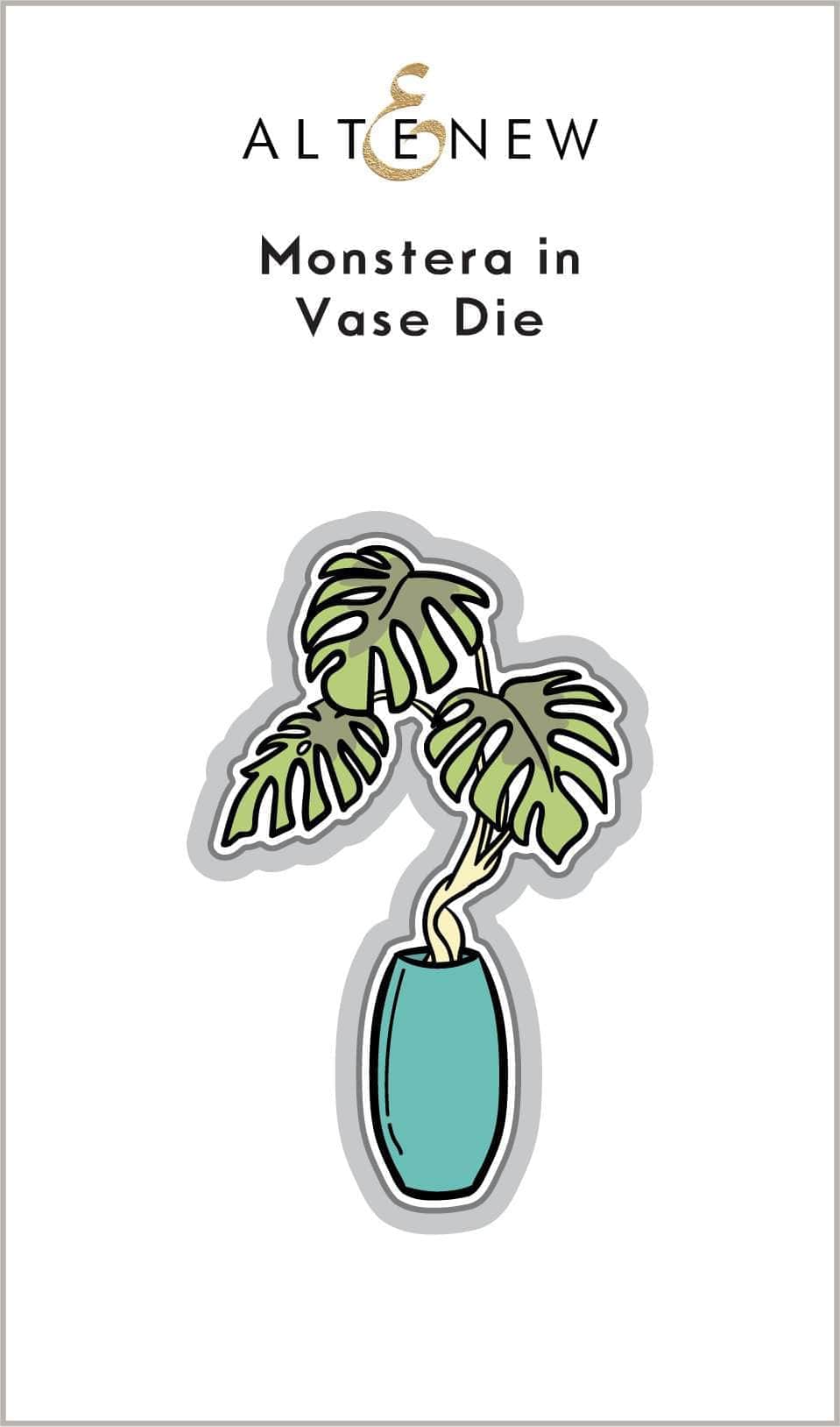 Altenew Stamp & Die Bundle Monstera In Vase