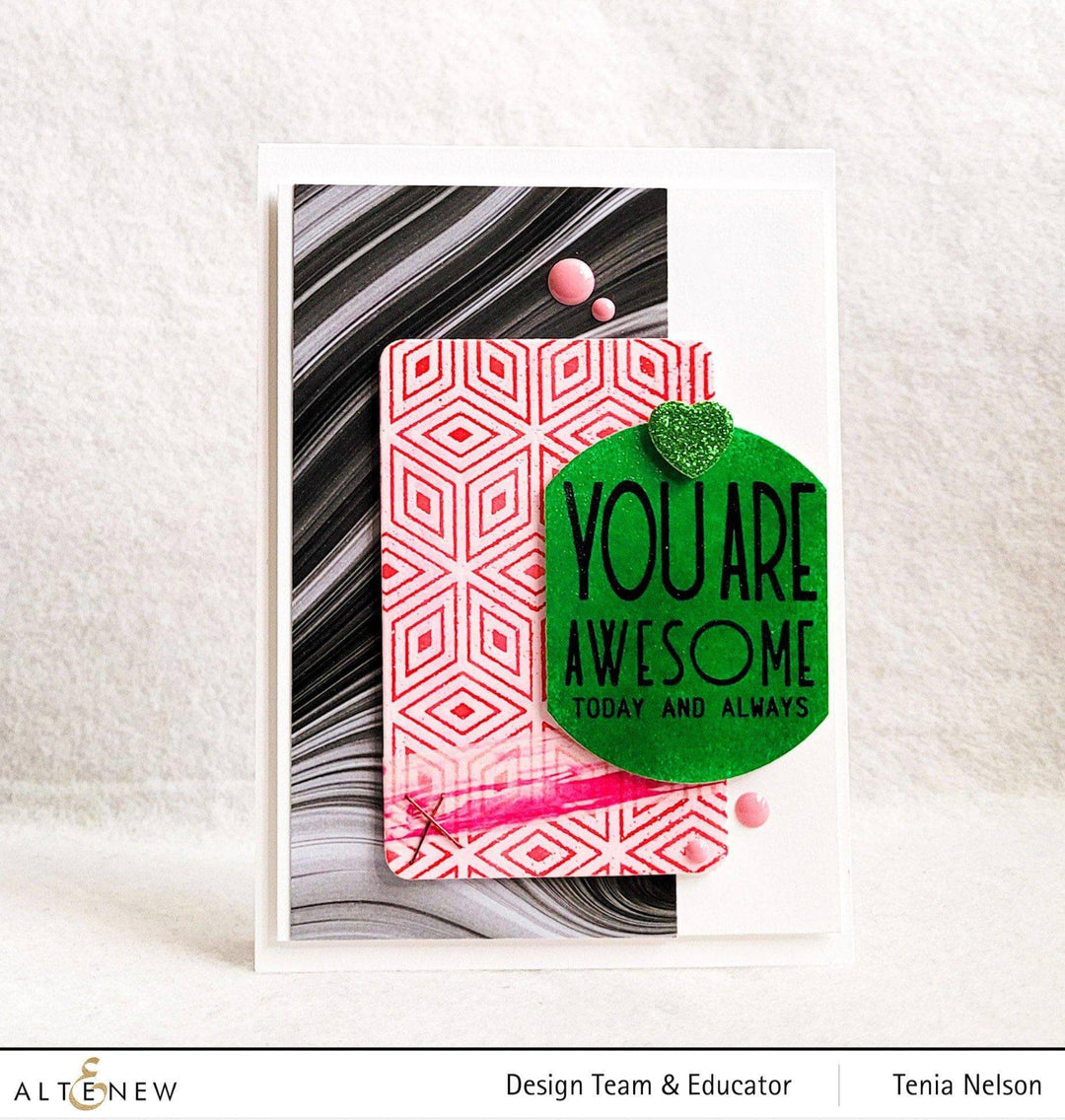 Altenew Stamp & Die Bundle Note For You Stamp & Die Bundle