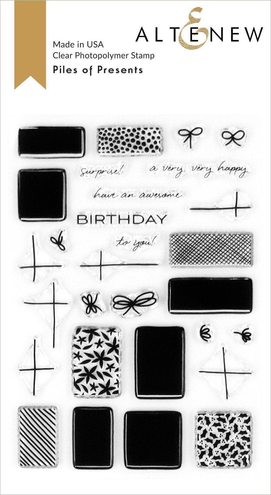 Altenew Stamp & Die Bundle Piles of Presents Stamp & Die Bundle