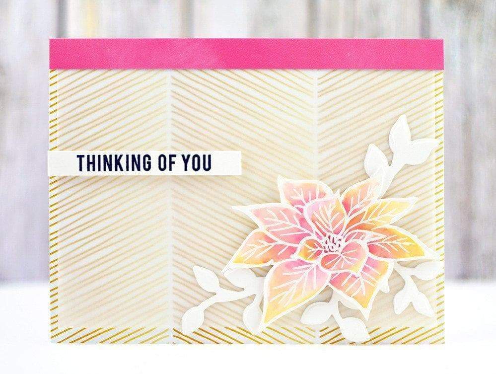 Altenew Stamp & Die Bundle Poinsettia & Pine Stamp & Die Bundle