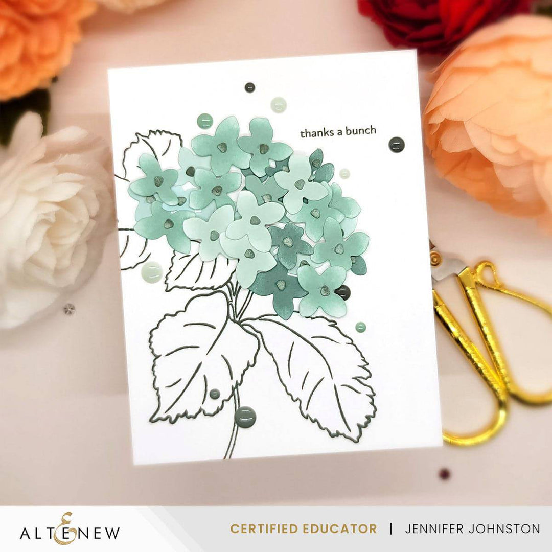 Pop-It-Up: Blooming Hydrangea Stamp & Die Set