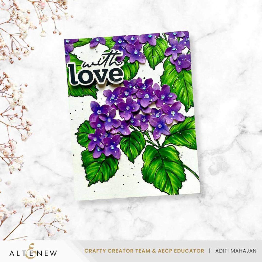 Pop-It-Up: Blooming Hydrangea Stamp & Die Set