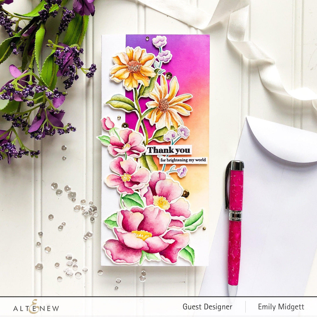 Altenew Stamp & Die Bundle Poppy Garden Stamp & Die Bundle