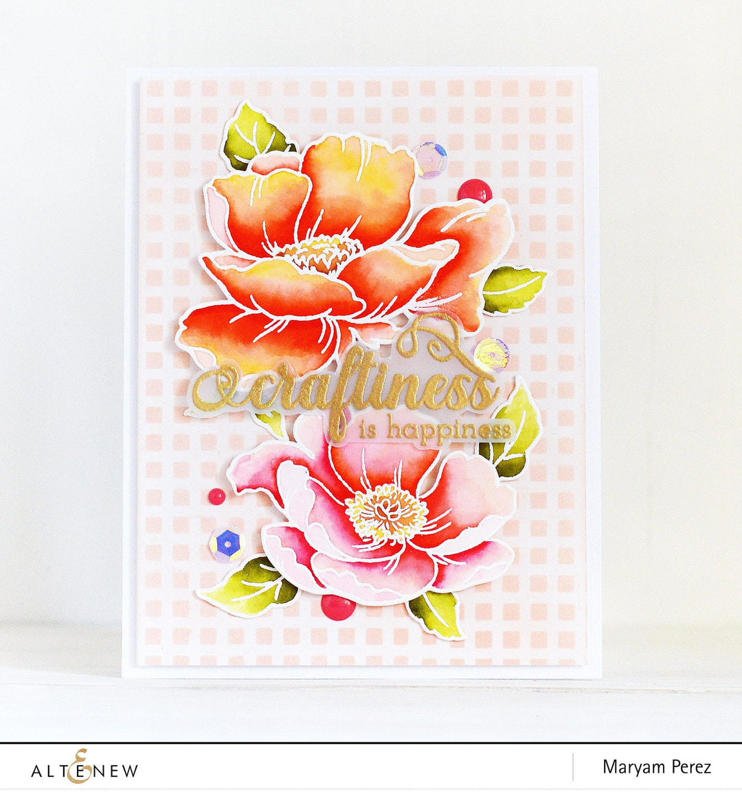 Altenew Stamp & Die Bundle Poppy Garden Stamp & Die Bundle
