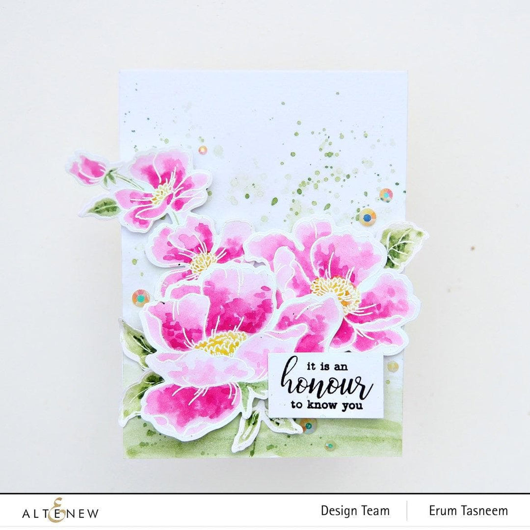 Altenew Stamp & Die Bundle Poppy Garden Stamp & Die Bundle