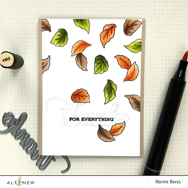 Altenew Stamp & Die Bundle Poppy Garden Stamp & Die Bundle