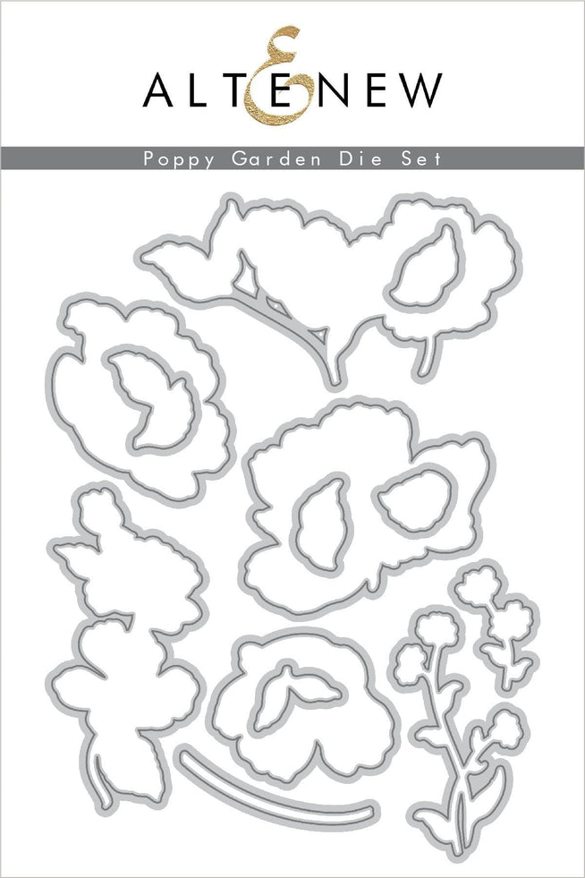 Altenew Stamp & Die Bundle Poppy Garden Stamp & Die Bundle