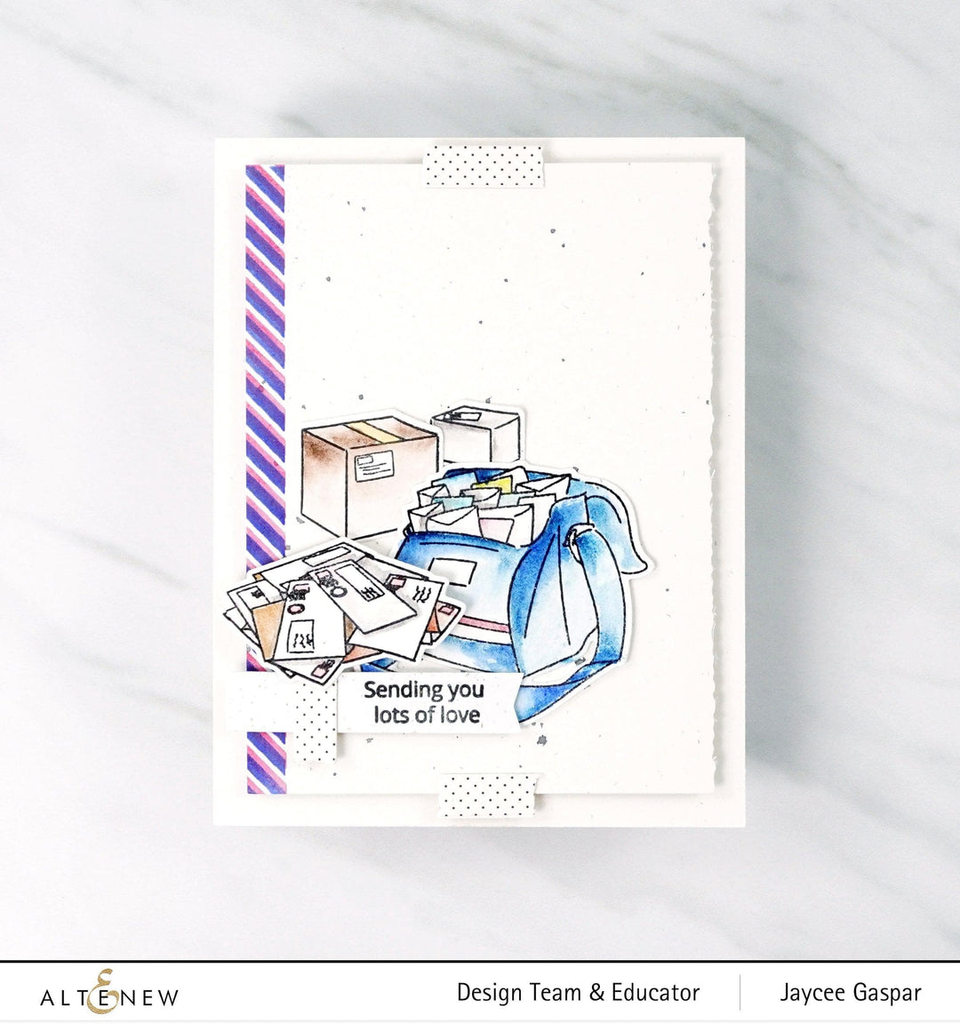Altenew Stamp & Die Bundle Postal Heroes Stamp & Die Bundle