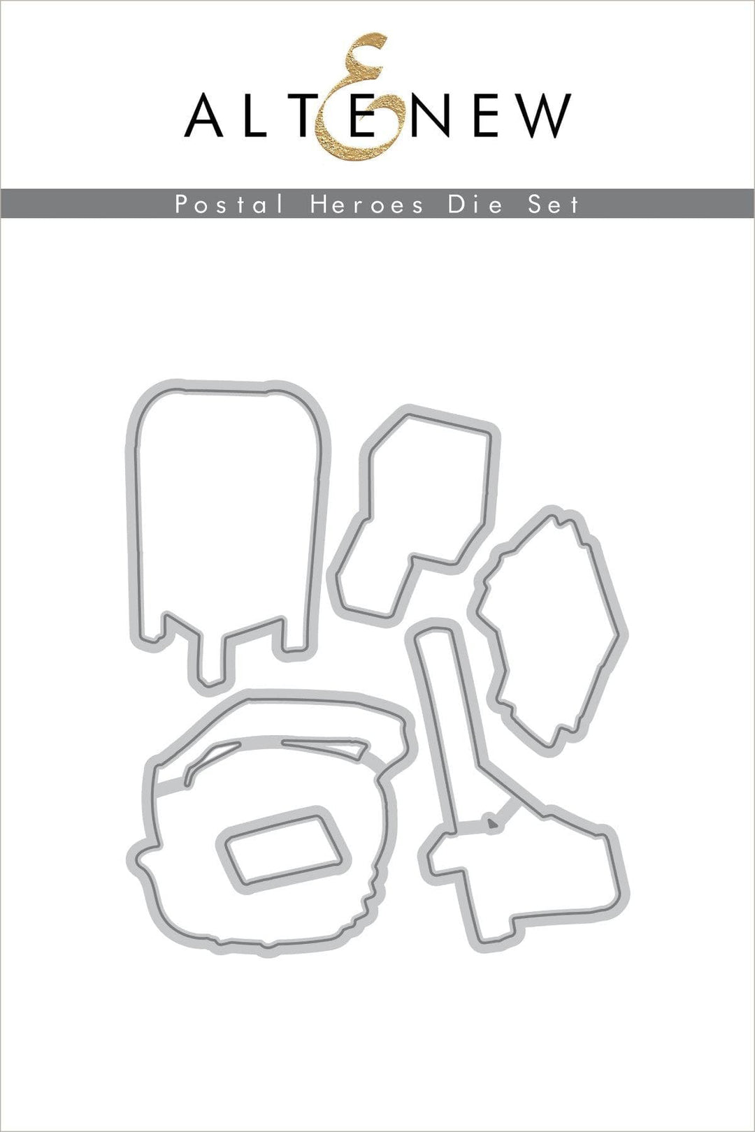 Altenew Stamp & Die Bundle Postal Heroes Stamp & Die Bundle