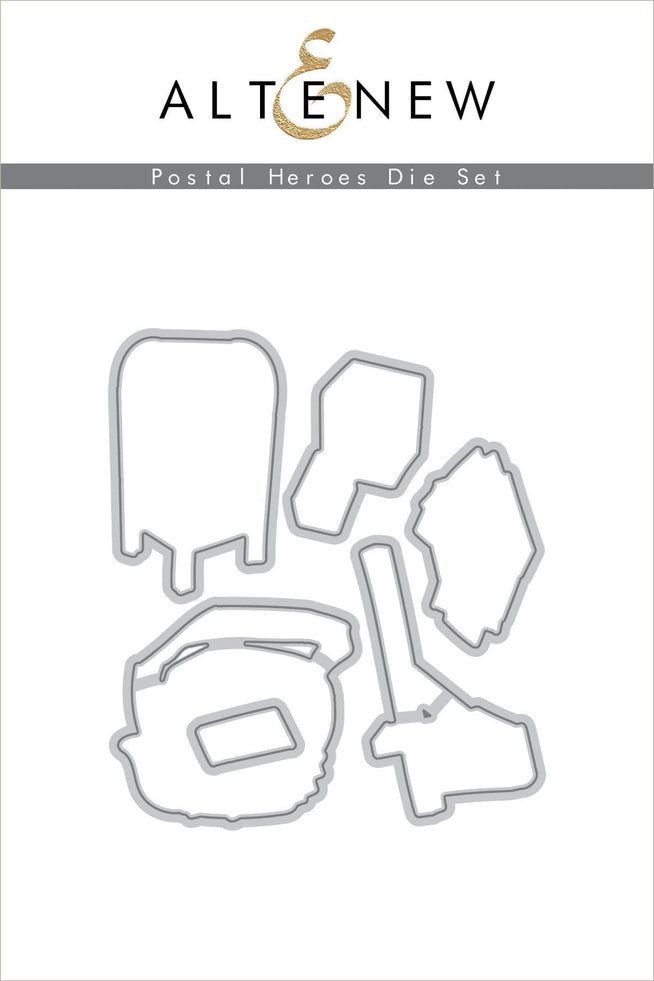 Altenew Stamp & Die Bundle Postal Heroes Stamp & Die Bundle