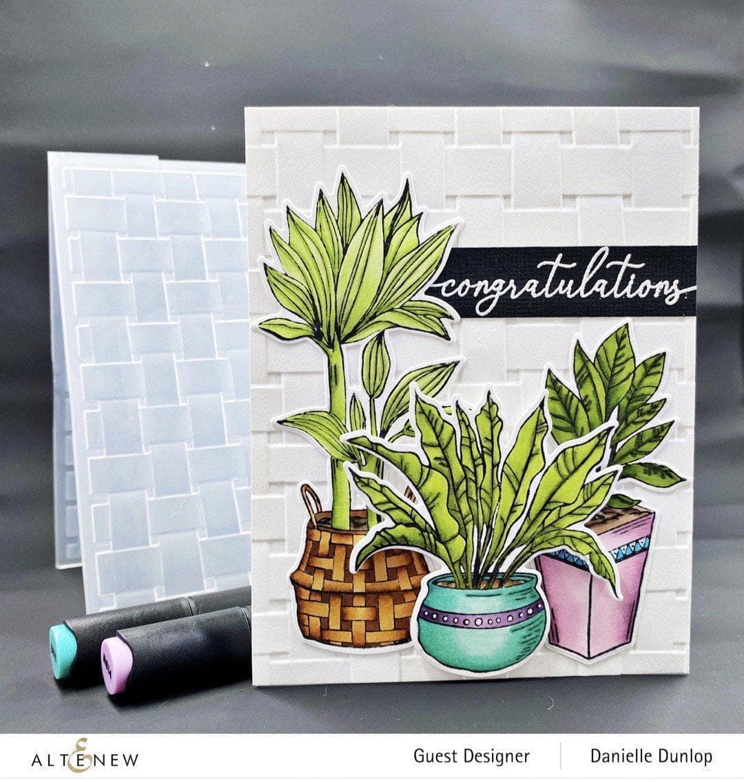 Altenew Stamp & Die Bundle Pots and Plants Stamp & Die Bundle