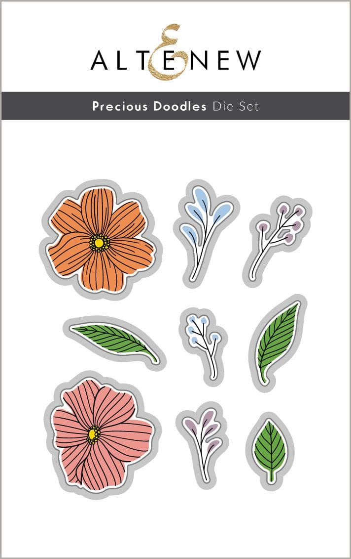 Altenew Stamp & Die Bundle Precious Doodles Stamp & Die Bundle
