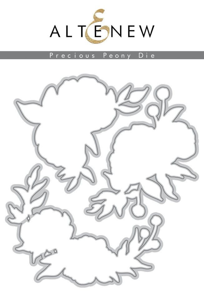 Altenew Stamp & Die Bundle Precious Peony Stamp & Die Bundle