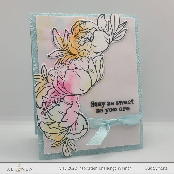Altenew Stamp & Die Bundle Prim Peonies
