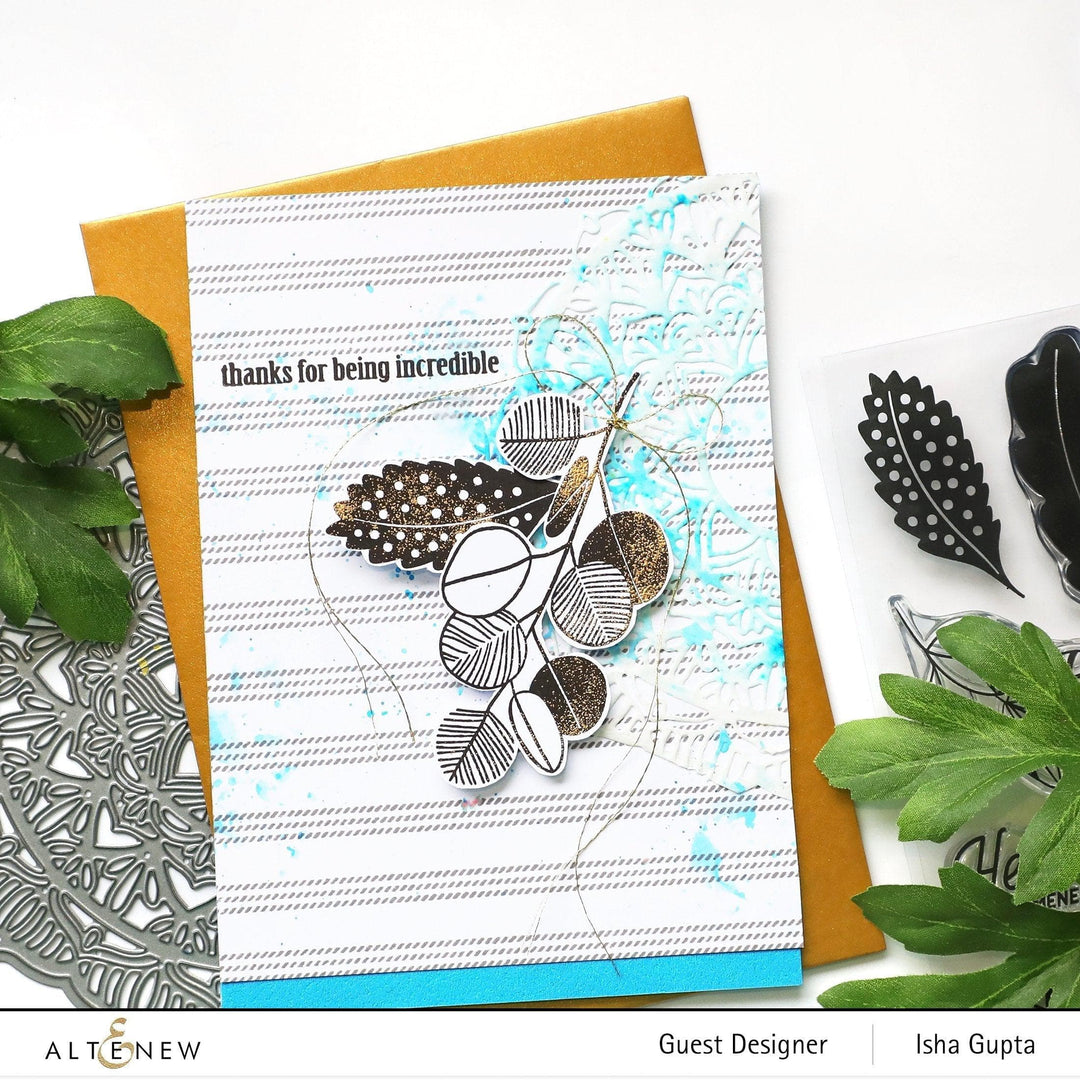 Altenew Stamp & Die Bundle Retro Plantines Stamp & Die Bundle