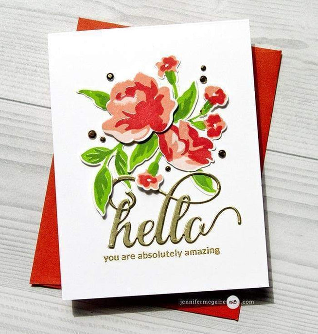 Altenew Stamp & Die Bundle Rose Spray Stamp & Die Bundle
