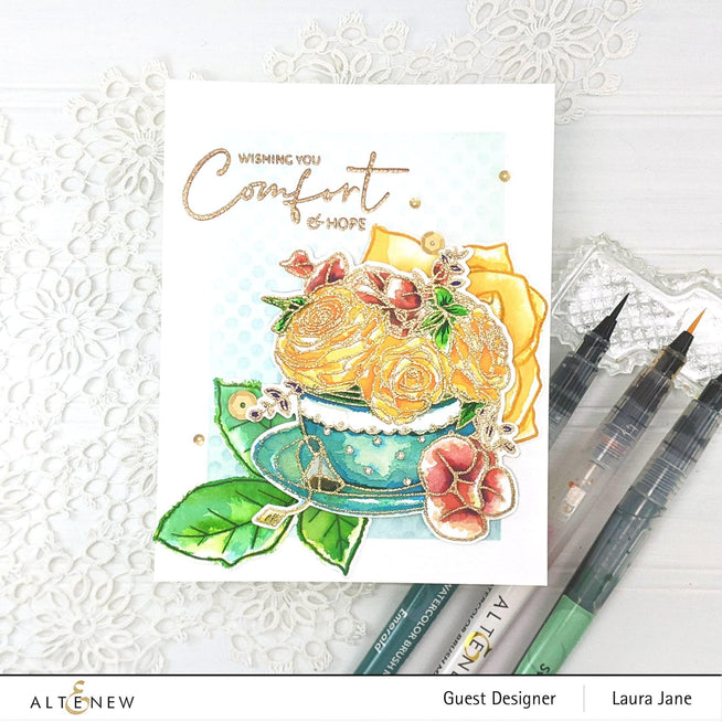 Altenew Stamp & Die Bundle Rose Tea Stamp & Die Bundle