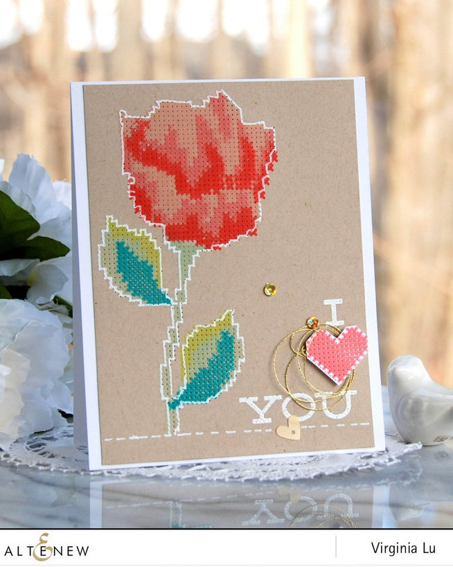 Altenew Stamp & Die Bundle Sewn with Love Stamp & Die Bundle